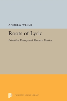 Image for Roots of Lyric