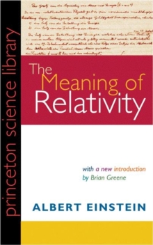 Image for The Meaning of Relativity