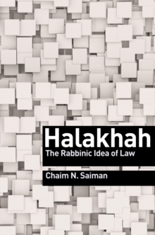Image for Halakhah  : the rabbinic idea of law