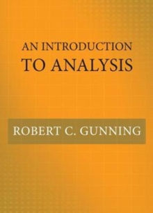 Image for An introduction to analysis