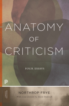 Image for Anatomy of Criticism: Four Essays
