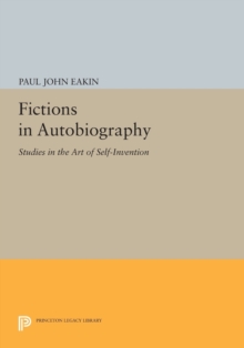 Image for Fictions in Autobiography