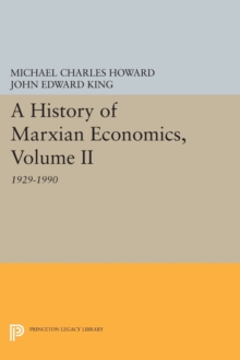 Image for A History of Marxian Economics, Volume II