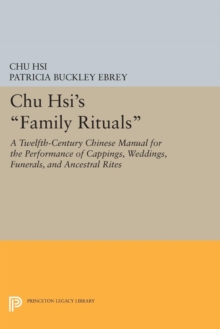 Image for Chu Hsi's Family Rituals