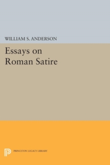 Image for Essays on Roman Satire