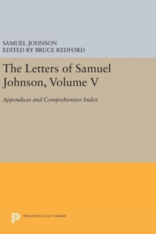 Image for The Letters of Samuel Johnson, Volume V