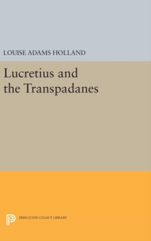 Image for Lucretius and the Transpadanes