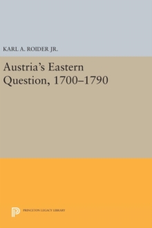 Image for Austria's Eastern Question, 1700-1790