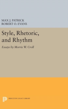 Image for Style, Rhetoric, and Rhythm