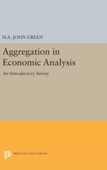 Image for Aggregation in Economic Analysis