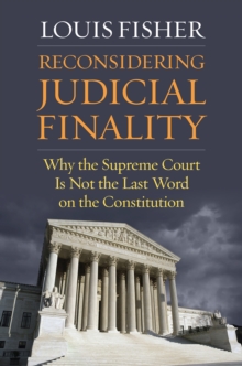 Image for Reconsidering Judicial Finality