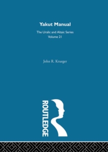 Image for Yakut Manual