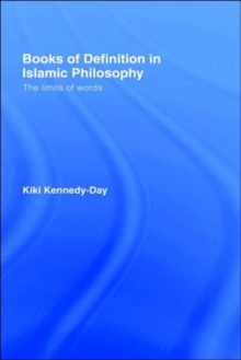 Books of Definition in Islamic Philosophy