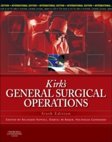 Image for Kirk's General Surgical Operations