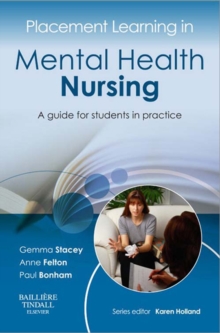 Image for Placement learning in mental health nursing: a guide for students in practice