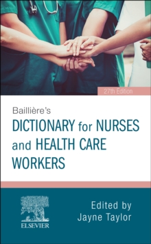 Image for Bailliere's dictionary for nurses and health care workers