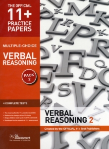 Image for 11+ Practice Papers, Verbal Reasoning Pack 2 (Multiple Choice) : VR Test 5, VR Test 6, VR Test 7, VR Test 8