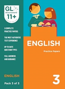 Image for 11+ Practice Papers English Pack 3 (Multiple Choice)