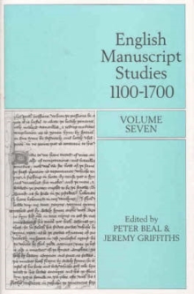 Image for English Manuscript Studies, 1100-1700