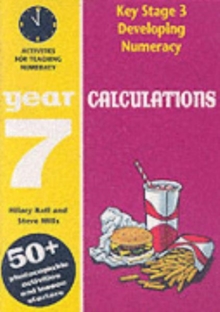 Image for Calculations  : activities for teaching numeracy: Year 7