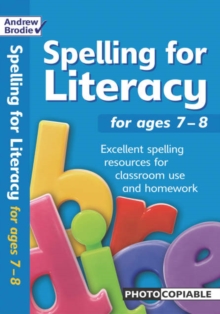 Image for Spelling for literacy for ages 7-8