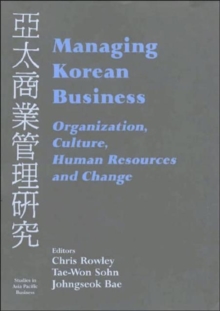 Image for Managing Korean Business