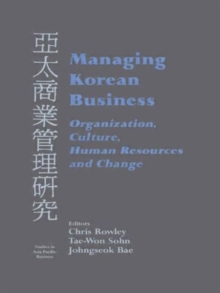 Image for Managing Korean Business