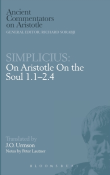 On Aristotle "On the Soul 1 and 2, 1-4"