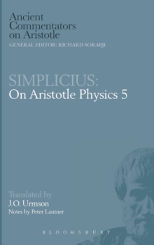 Image for Simplicius on Aristotle physics 5