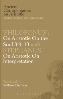 On Aristotle "On the Soul 3.9-13"