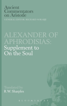 Supplement to "On the Soul"