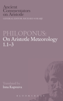 Philoponus on "Aristotle on the Soul 1.3-5"