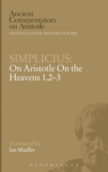 Image for On Aristotle on the heavens 1.2-3
