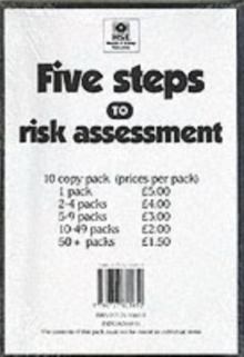 Image for Five steps to risk assessment