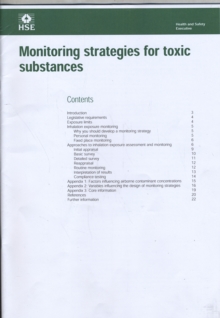 Image for Monitoring Strategies for Toxic Substances
