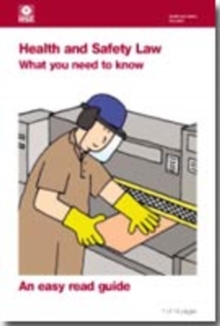 Image for Health and safety law : what you need to know: an easy read guide (pack of 5)