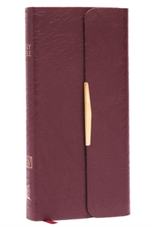 Image for KJV Compact Checkbook Bible, Burgundy Bonded Leather, Red Letter: King James Version, Holy Bible