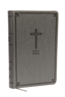 NKJV, Deluxe Gift Bible, Leathersoft, Gray, Red Letter, Comfort Print: Holy Bible, New King James Version