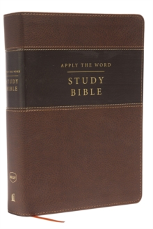Image for NKJV, Apply the Word Study Bible, Large Print, Leathersoft, Brown, Red Letter