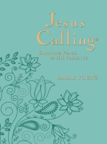 Jesus Calling, Large Text Teal Leathersoft, with full Scriptures