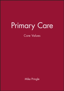 Image for Primary care  : core values