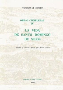 Image for La Vida de Santo Domingo de Silos (Obras Completas IV) : Estudio y Edicion Critica
