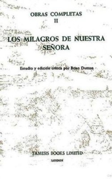 Image for Los Milagros de Nuestra Senora (Obras Completas II)