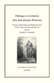 Image for Politique et revolution chez Jean-Jacques Rousseau