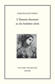 Image for L'Homme Dissonant au XVIII? Siecle