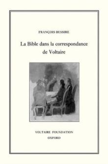 Image for La Bible dans la Correspondance de Voltaire