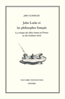 Image for Locke et les Philosophes Francais