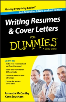 Image for Writing Resumes and Cover Letters For Dummies - Australia / NZ