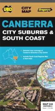 Image for Canberra City, Suburbs & South Coast Map 248 5th ed