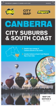 Image for Canberra City Suburbs & South Coast Map 248 6th ed